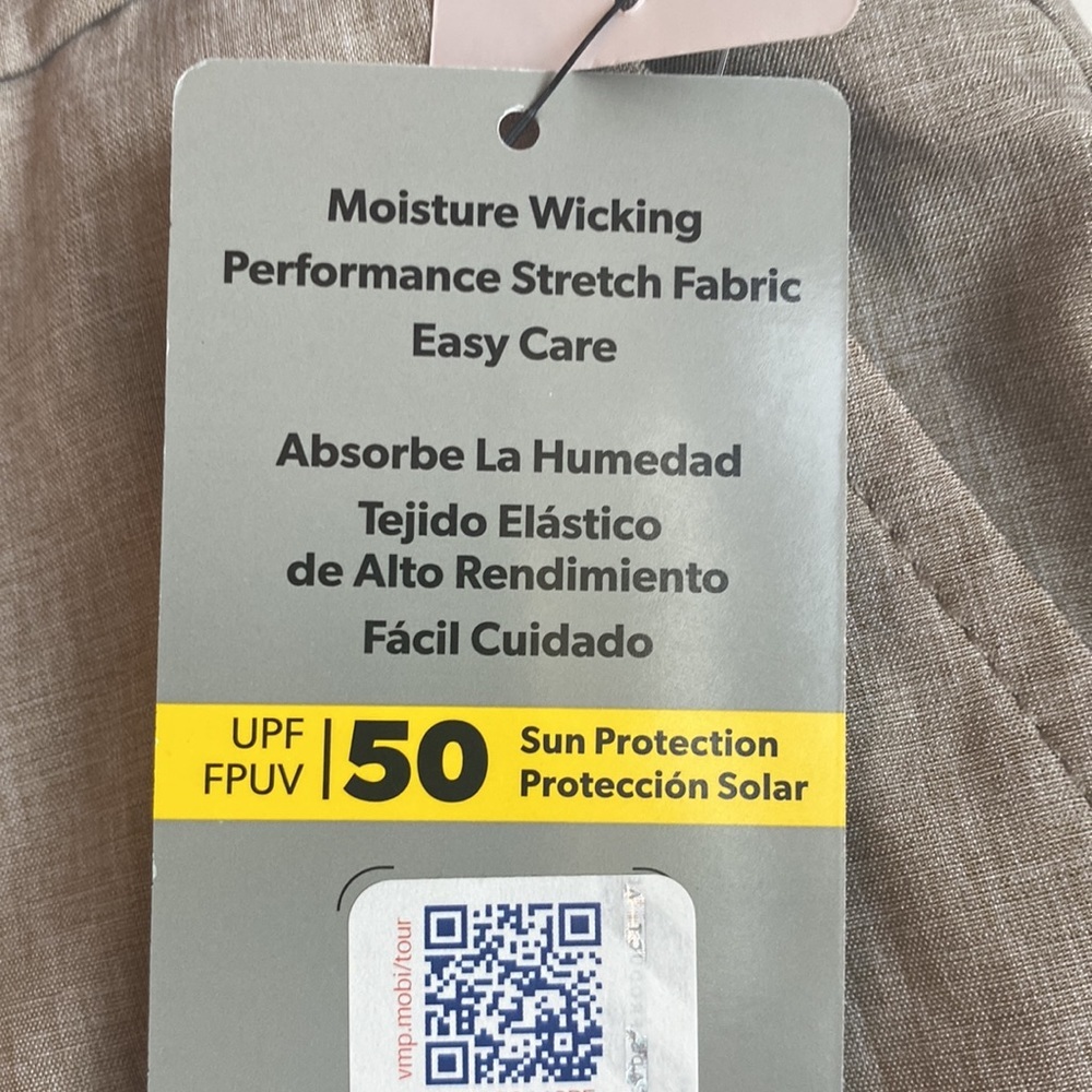 NWT PGA TOUR Men’s Golf Short Tan 36 Waist - Picture 5 of 6